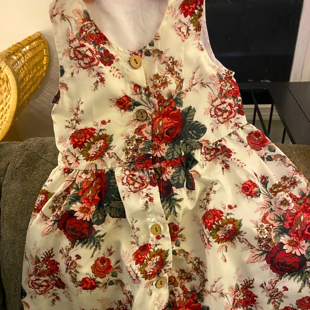 Floral toddler dress